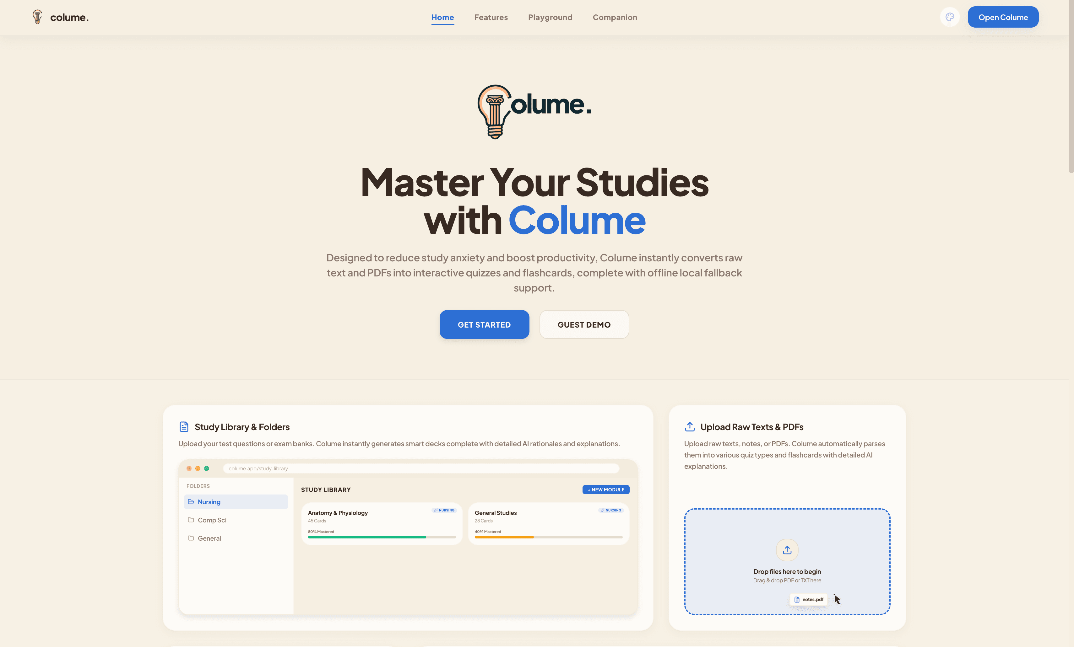 Colume preview